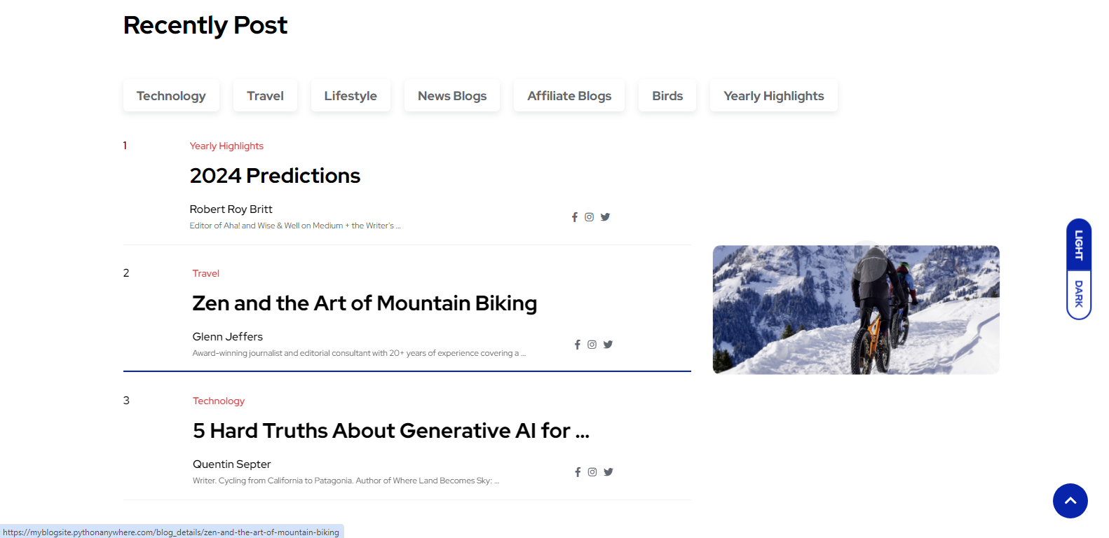 Blog Site